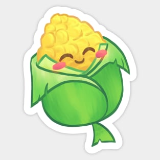 Happy Corn Sticker